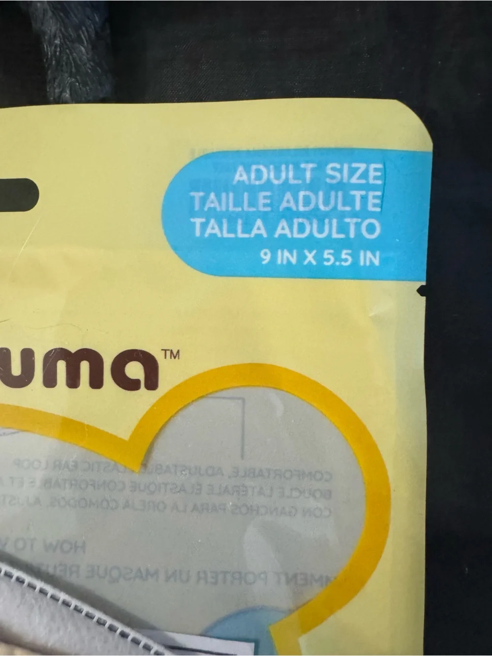 Rilakumma Cutesy design Reusable Adult Face Mask — NWT — Sealed.